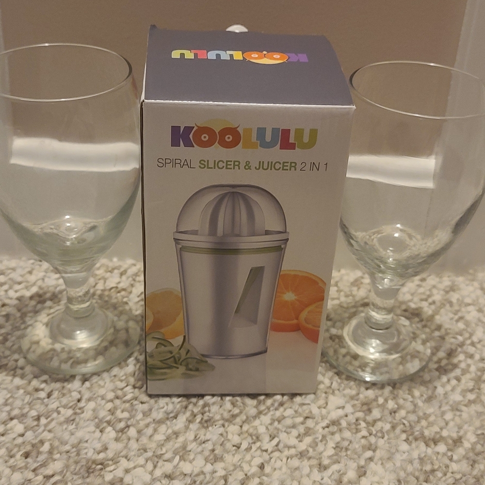 Koolulu Spiral Slicer & Juicer 2 in 1